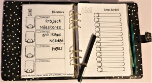 Dungeons and Dragons style planner diary